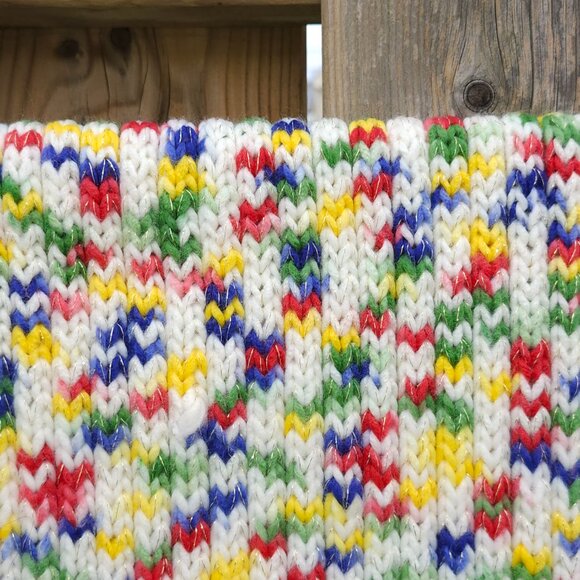 Hudson's Bay Company HBC x Color Me Courtney Retro COLOUR Explosion Scarf ๐โค๏ธ๐ - Picture 8 of 8